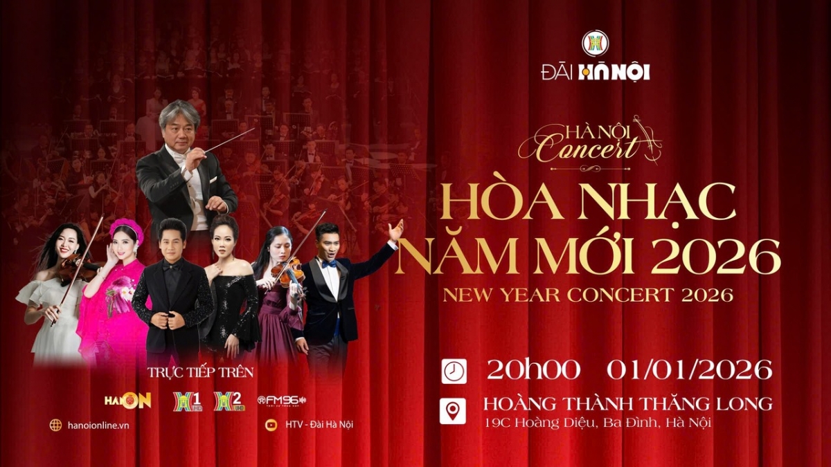 Concert 2026 to open the New Year in Hanoi